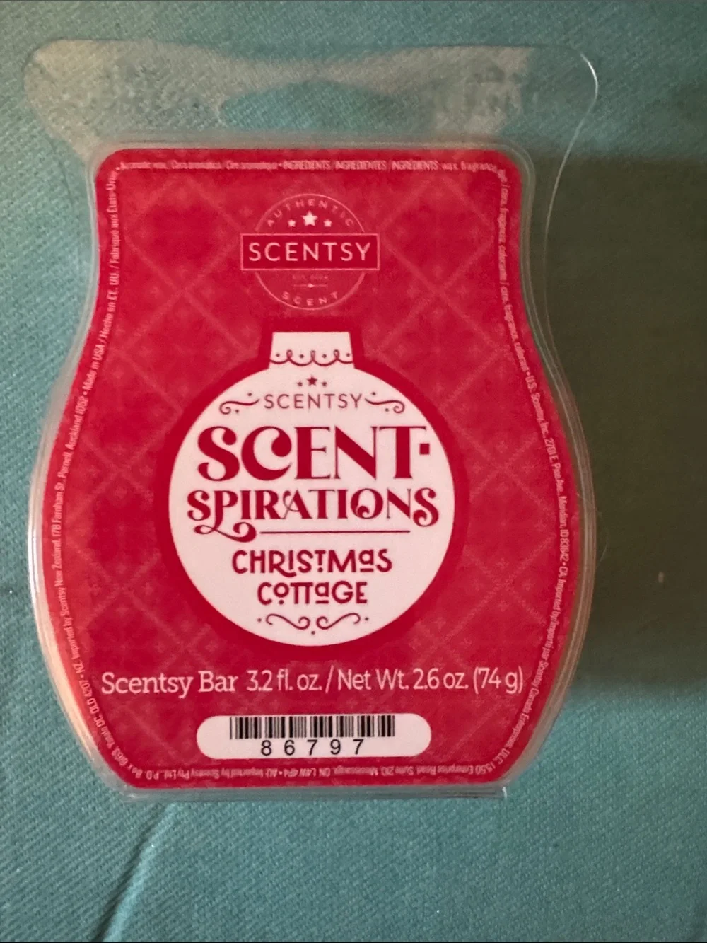 Scentsy Wax Melt Set — Yellow, Gold, Gray, Red